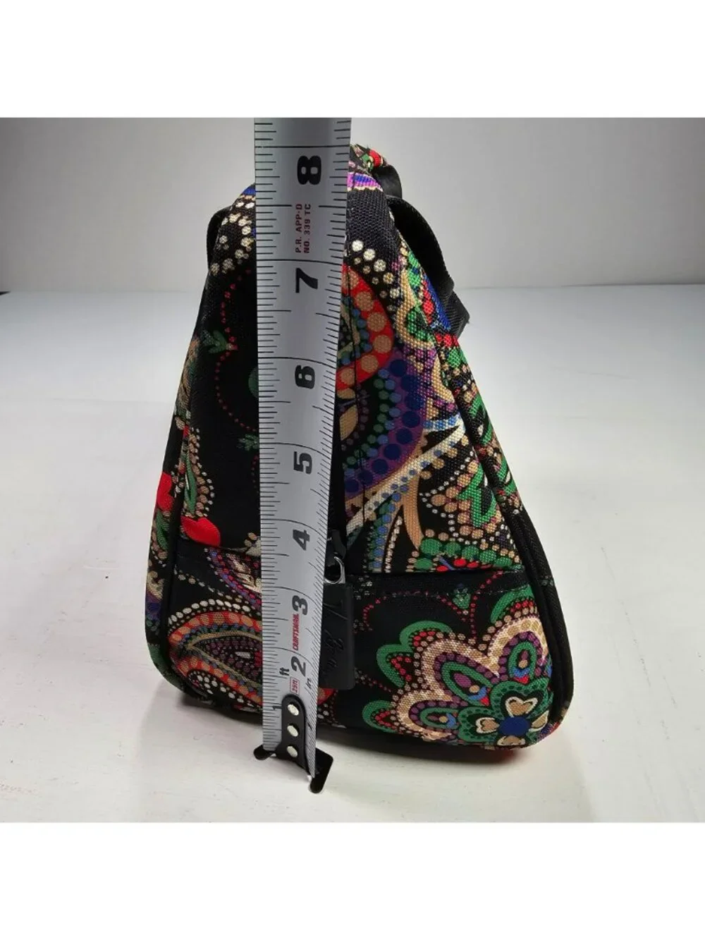 Vera Bradley Insulated Lunch Bag Zip Closure ID Card 8x7x6